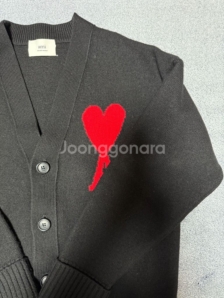 아미 블랙 가디건 급처해요--3
