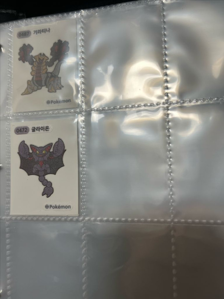 포켓몬 띠부씰 앨범 + 63종 판매합니다 이미지