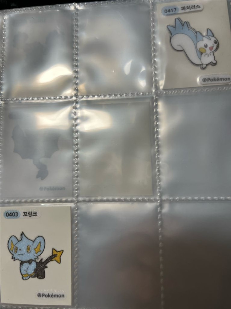 포켓몬 띠부씰 앨범 + 63종 판매합니다 이미지