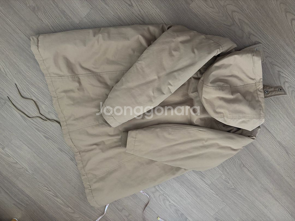 새상품급 세상힙한 오버핏야상코트패딩 남여공용 여L 남m--3