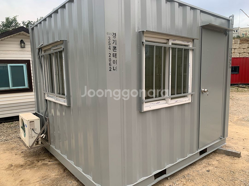 중고컨테이너 3*3 전기온돌,에어컨--0