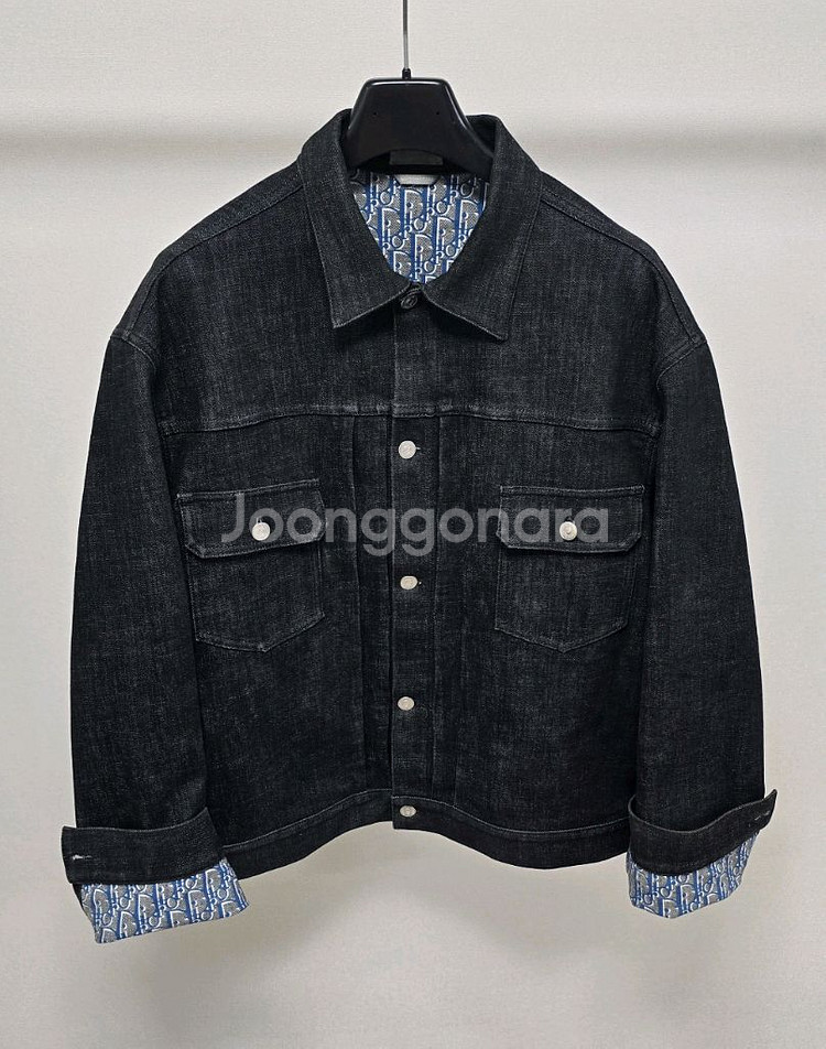 디올 오블리크 데님 자켓 54사이즈 100 105--0