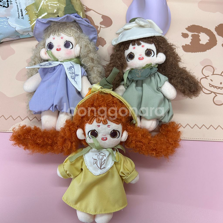 일괄4개 급할인 퍼퍼 프라워드림케이프 인형키링 미사용--2