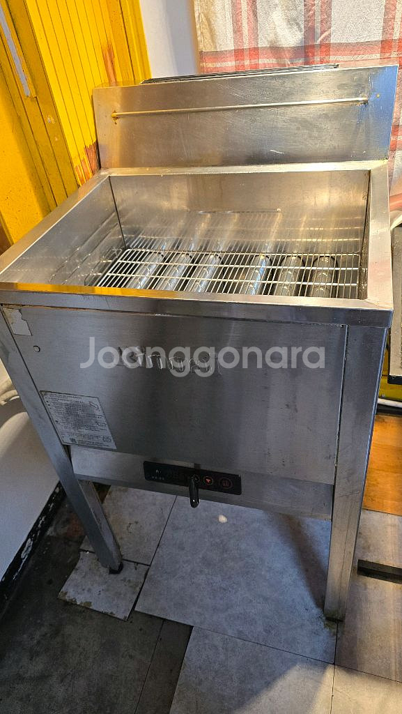 업소용 린나이 가스 튀김기,정제기, 뜰채(판매완료)--1
