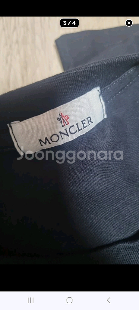 몽클레어 티셔츠. S/M--2