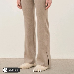 더캐시미어 캐시미어블렌드 슬릿 니트팬츠 랑방 마인 타임