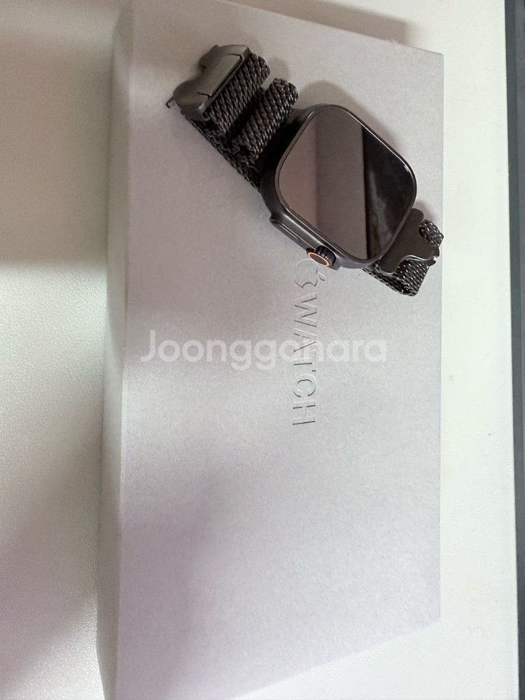 애플워치2 울트라 블랙 밀레니즈루프--1