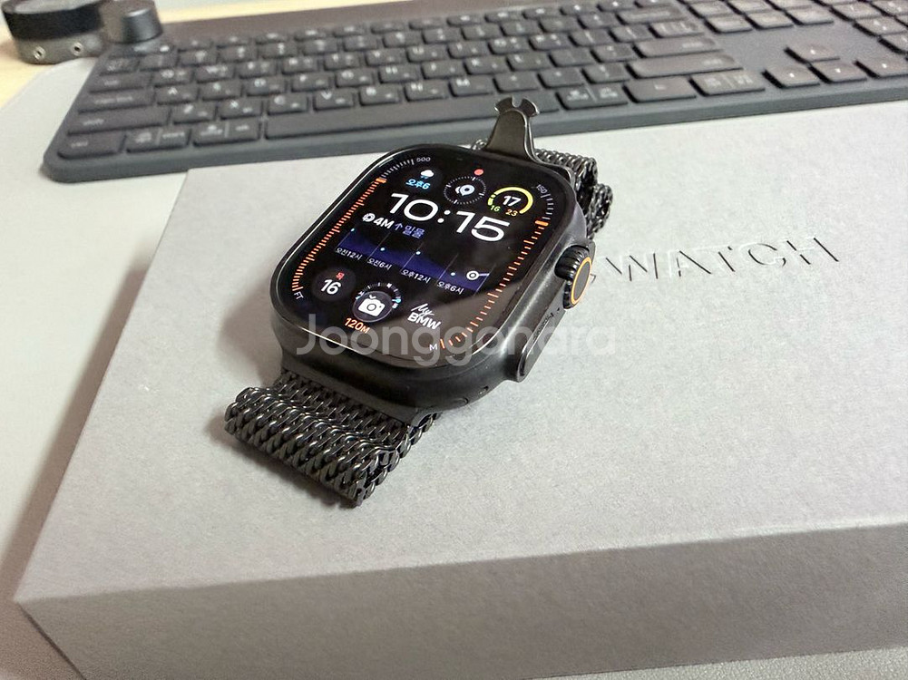 애플워치2 울트라 블랙 밀레니즈루프--0