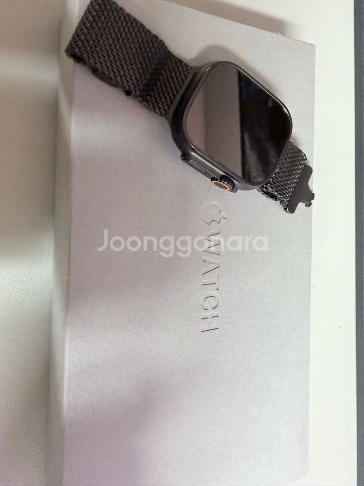 애플워치2 울트라 블랙 밀레니즈루프--2