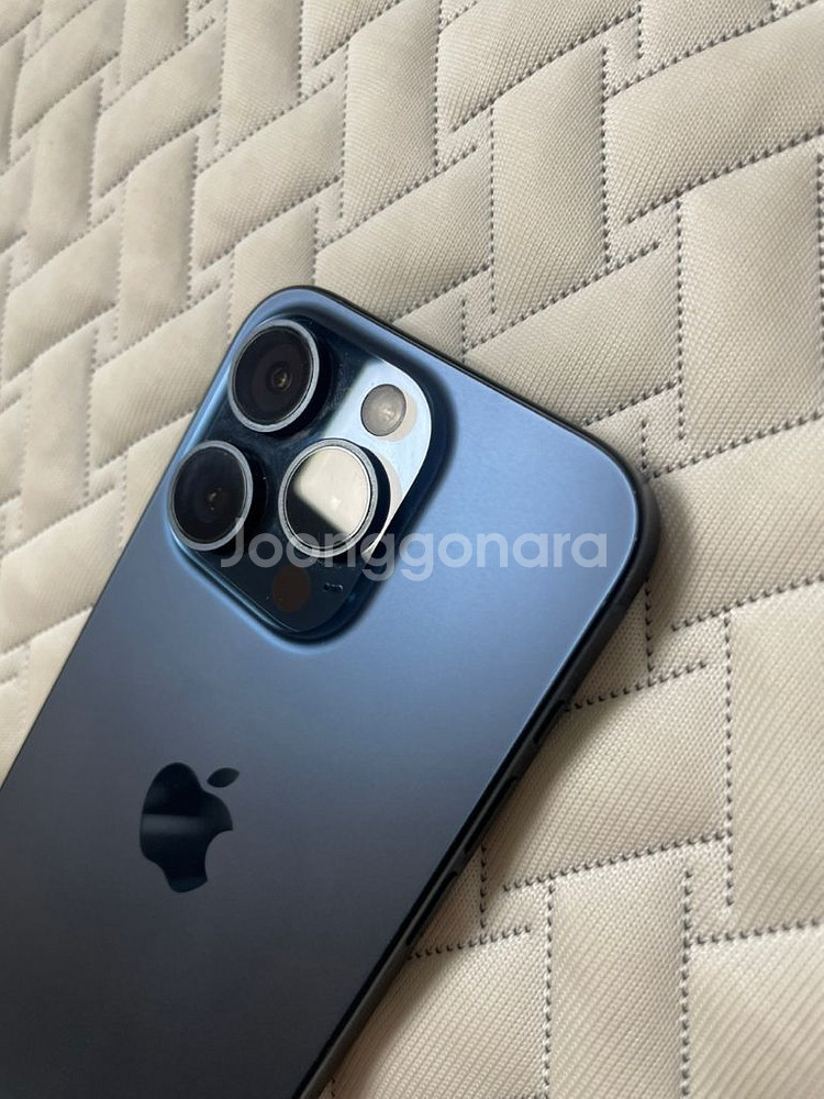 아이폰 15 Pro 블루 1테라 애케플 포함--7