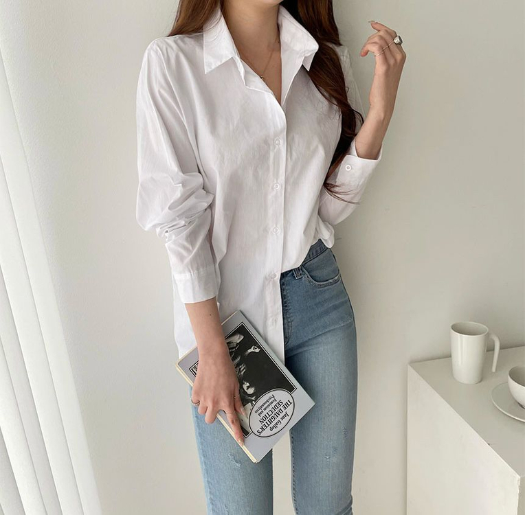 베이직 기본 셔츠 (새제품)--2