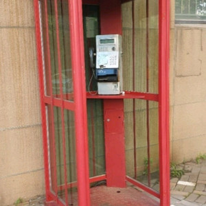 공중전화부스 셋트