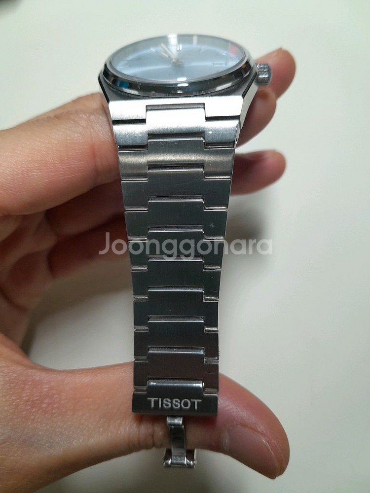 티쏘prx 35 쿼츠 아이스블루 8월구매--9