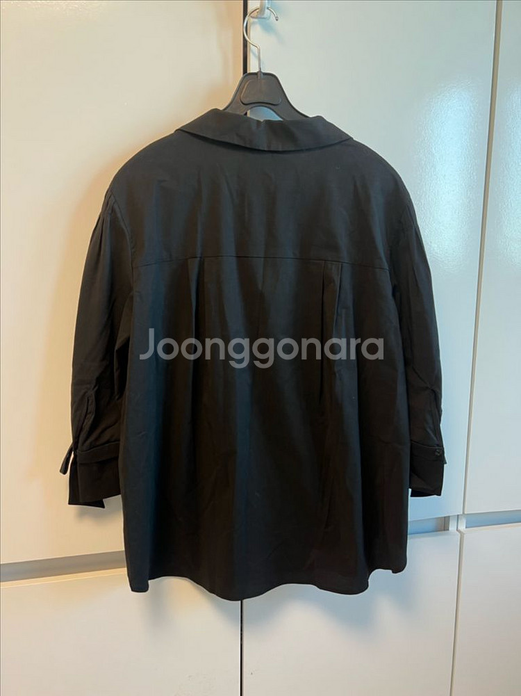 씨씨콜렉트 소매포인트 블랙 블라우스 셔츠--2