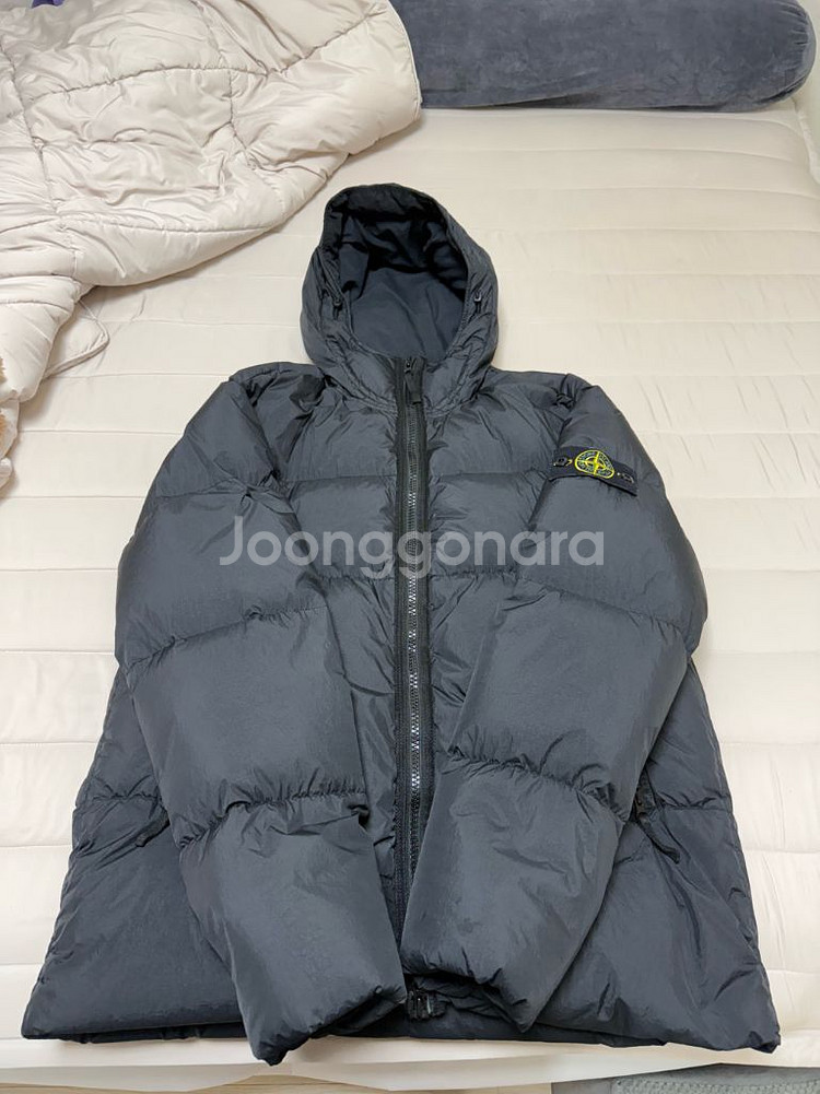 21fw 스톤아일랜드 패딩 후드 블랙 xl 판매--0
