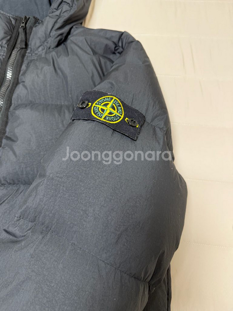 21fw 스톤아일랜드 패딩 후드 블랙 xl 판매--1