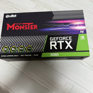 이엠텍 RTX3080 블랙 몬스터 (AS 점검 완료)