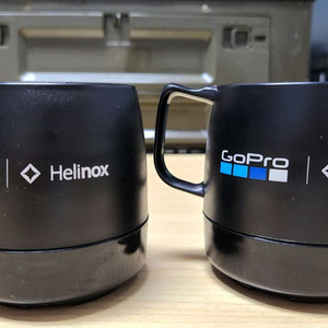 고프로X헬리녹스 콜라보 기념컵 2개 미사용