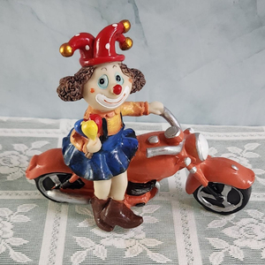 새상품)오토바이 여자삐에로 인테리어소품