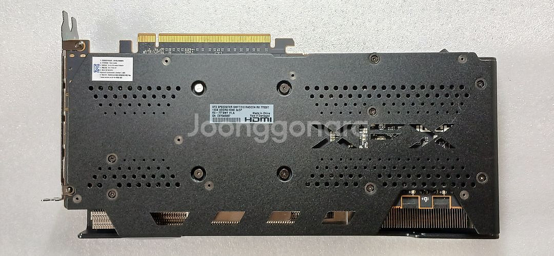 XFX 라데온 7700XT SWFT 210 sss급--3