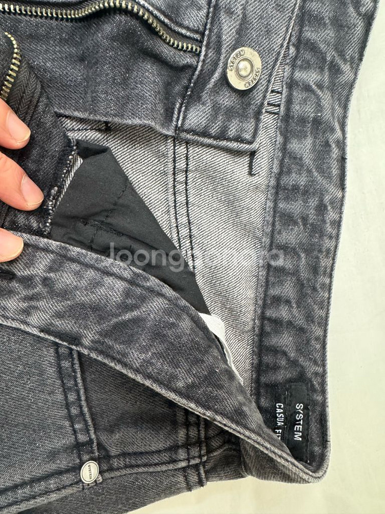 시스템옴므 해머 루프 데님 팬츠--7