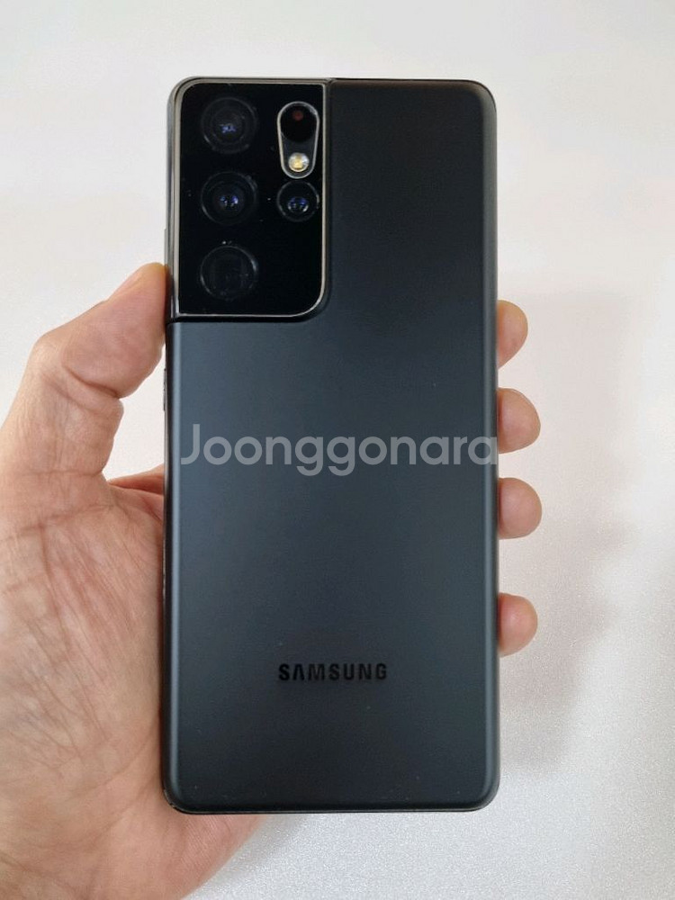 갤럭시S21울트라 블랙 256GB LG공기계 중고폰--1