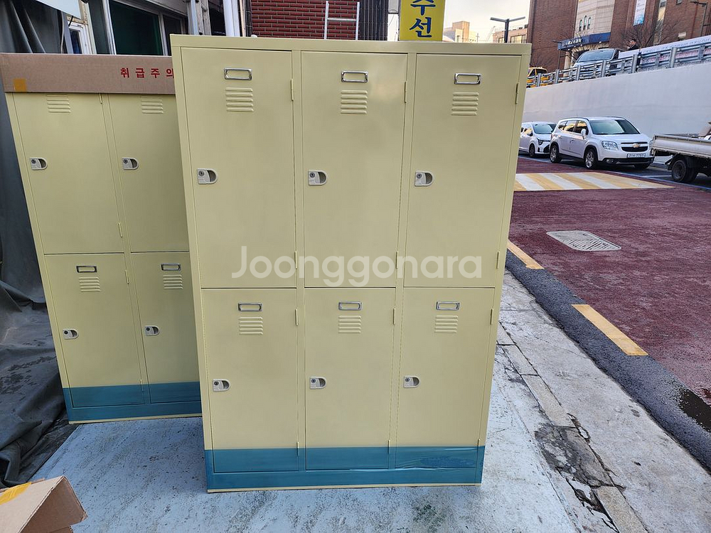 (새상품) 철재케비넷 락카장 신발장 사물함 유리장식장--6