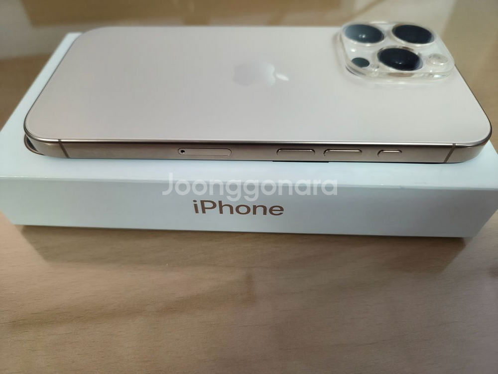 아이폰 16 프로 128GB 데저트 티타늄 풀박스--4