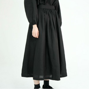 유노이아 mone 모네 린넨 스커트(s)