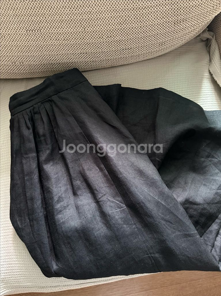 유노이아 mone 모네 린넨 스커트(s)--3