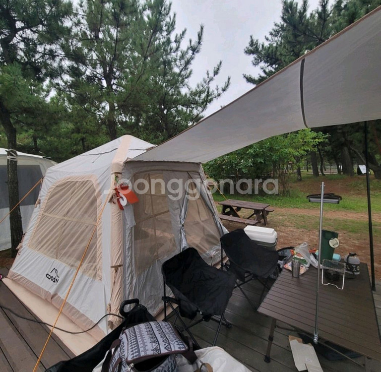 쿠디 에어텐트 5.8 원터치텐트 그늘막 초경량 피크닉텐--0