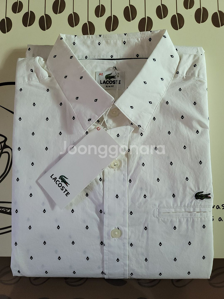 lacoste diamond dot shirts 긴팔--1
