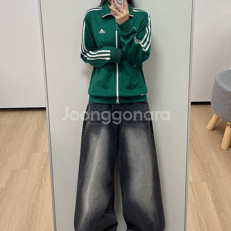 아디다스 올드스쿨 딥그린 트랙탑 져지--0