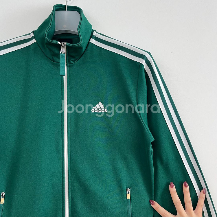 아디다스 올드스쿨 딥그린 트랙탑 져지--3