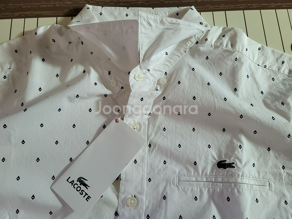 lacoste diamond dot shirts 긴팔--5