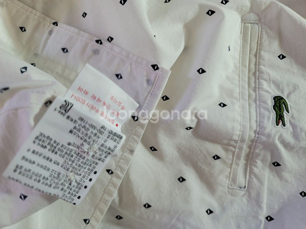 lacoste diamond dot shirts 긴팔--7