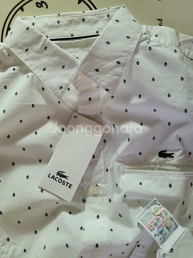 lacoste diamond dot shirts 긴팔--8