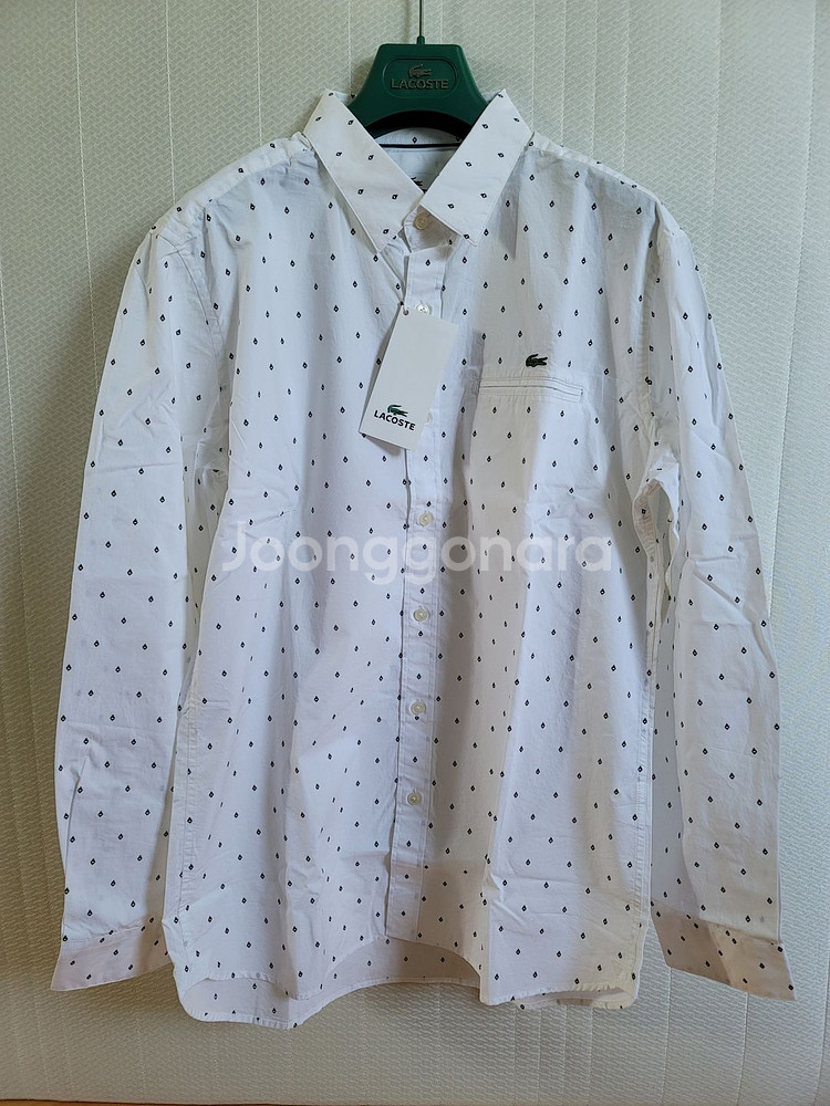 lacoste diamond dot shirts 긴팔--9