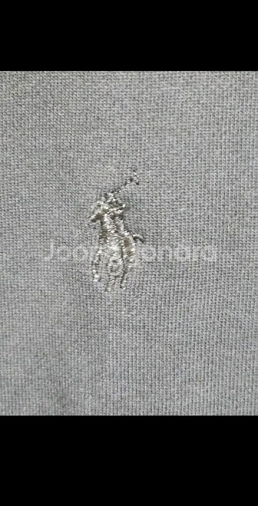 (L) 랄프로렌 폴로 스웨트 블랙 로고 맨투맨 티셔츠--3