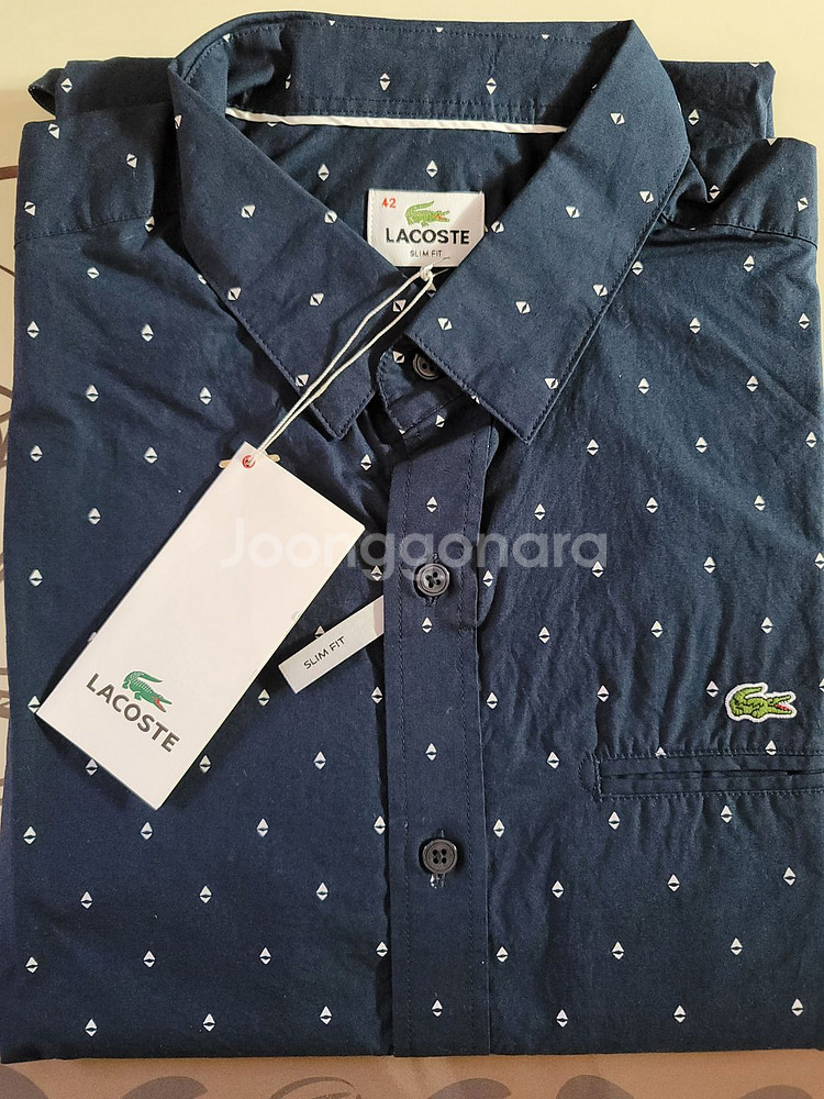 lacoste diamond dot shirts 긴팔--1