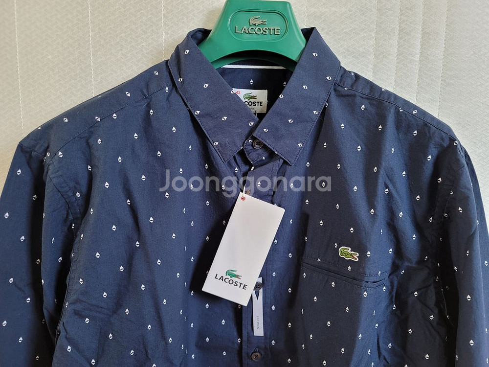 lacoste diamond dot shirts 긴팔--4