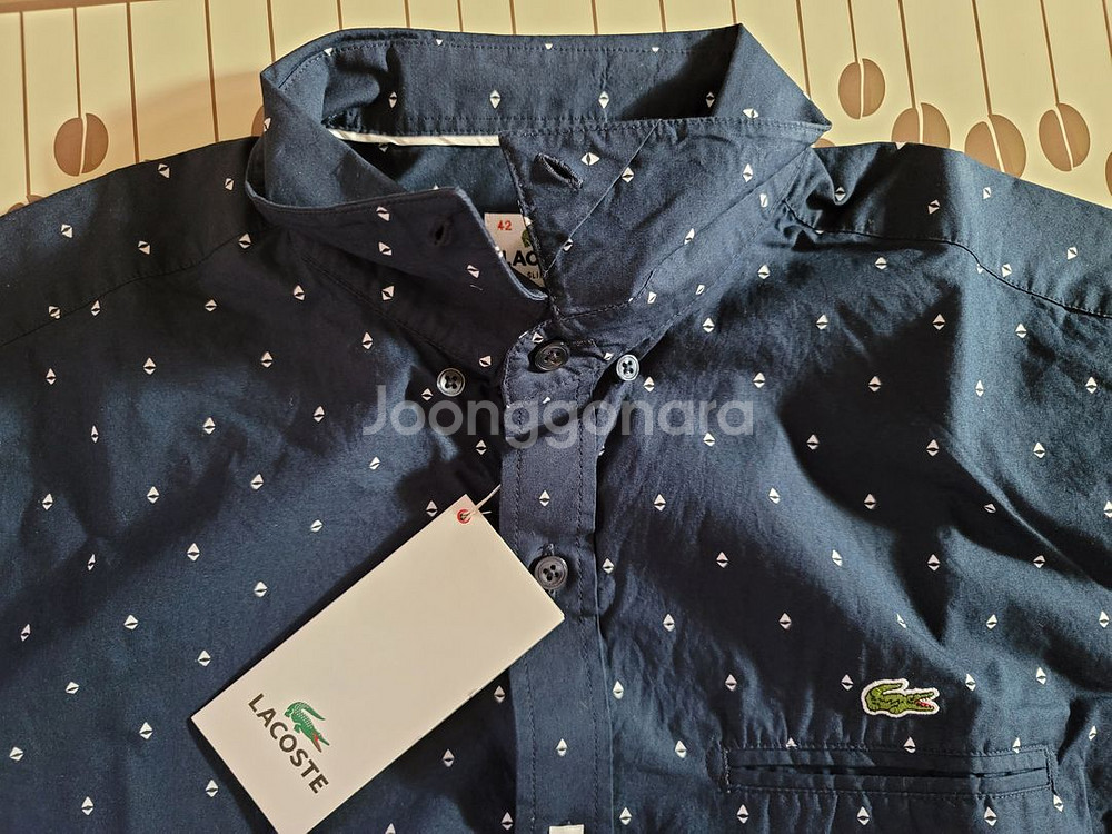 lacoste diamond dot shirts 긴팔--5