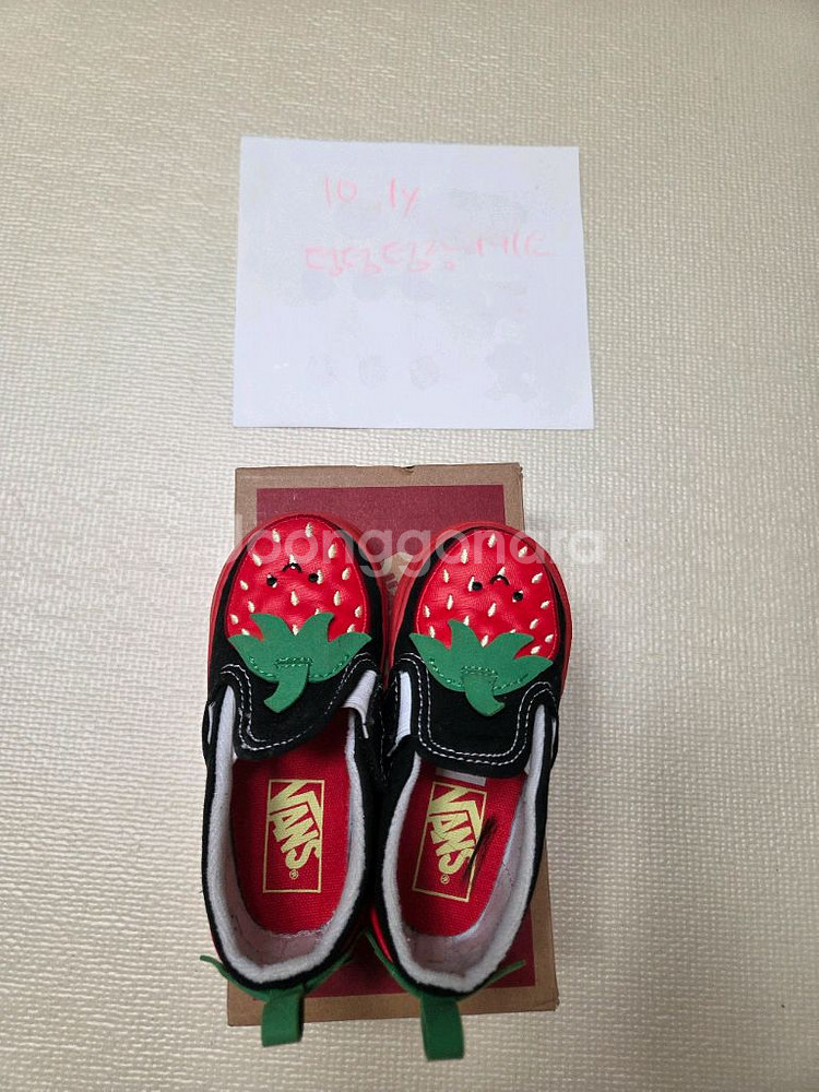 반스 딸기신발 7 130사이즈판매--0