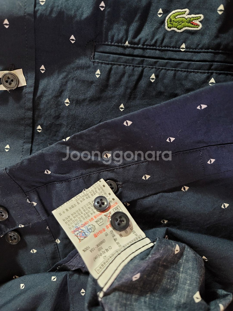 lacoste diamond dot shirts 긴팔--7