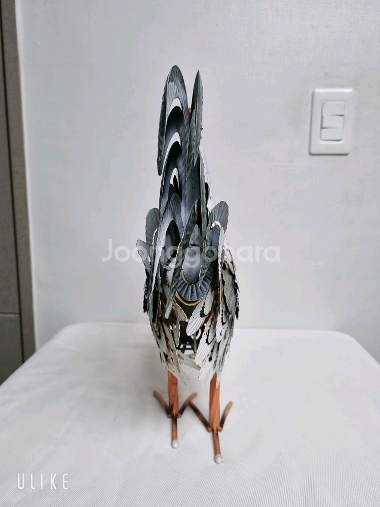 수닭 철제 인테리어 소품 (높이41cm)--4