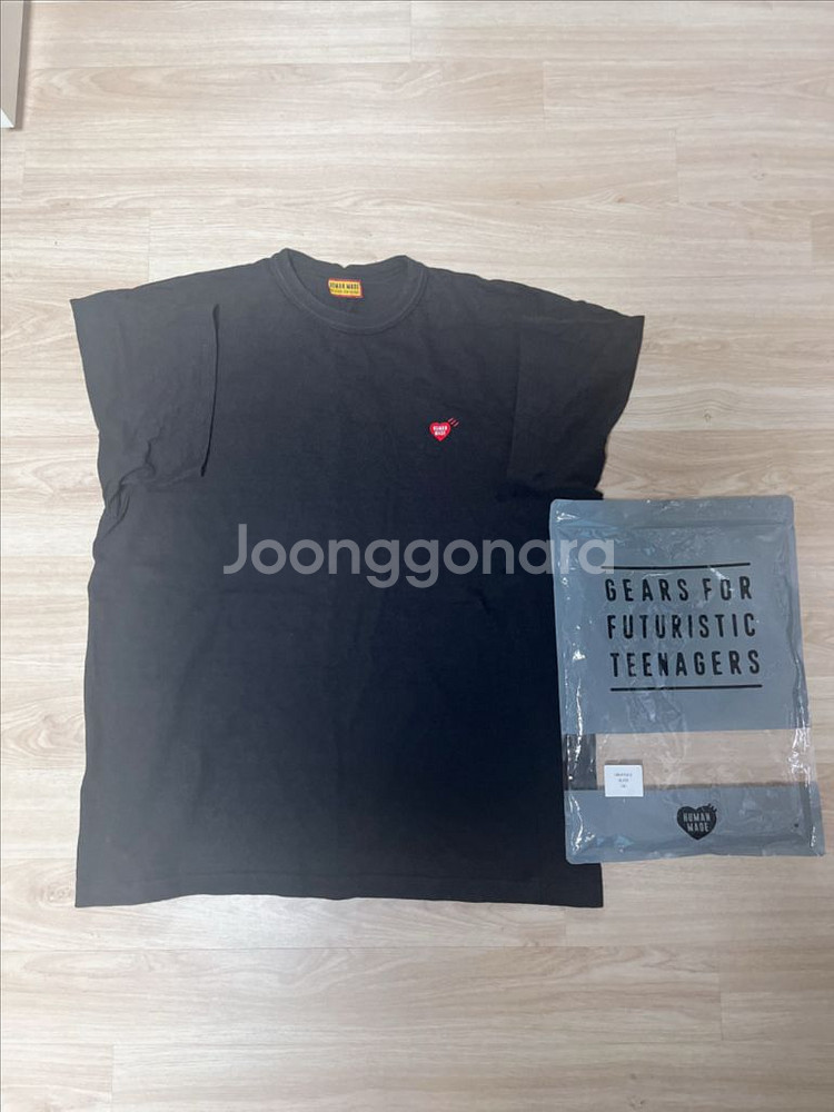 휴먼메이드 호랑이 그래픽 티셔츠 블랙 XXL--1