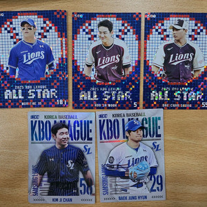 KBO 플러스 카드 삼성라이온즈 일괄