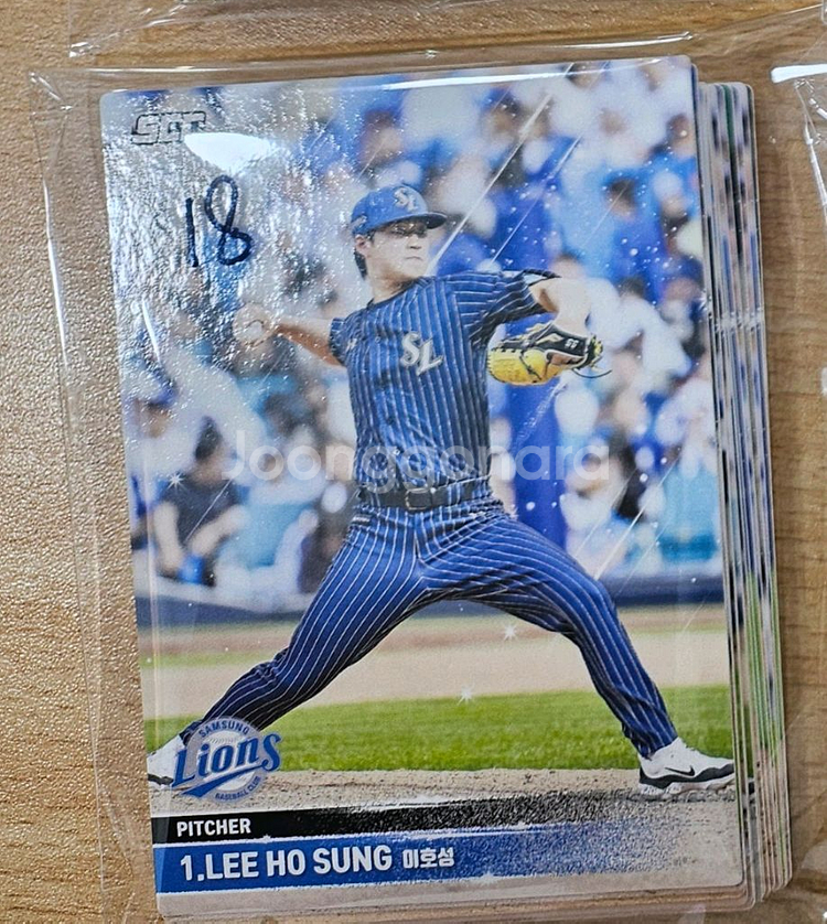 KBO 플러스 카드 삼성라이온즈 일괄--1