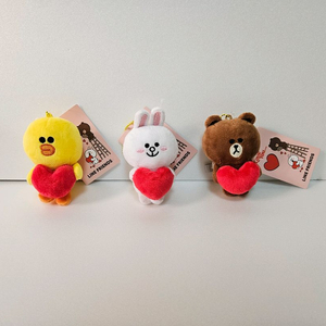 하트샐리 코니 브라운 키링 인형