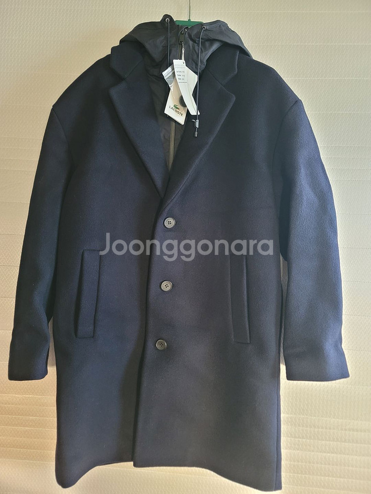 lacoste hoodlining coat--9